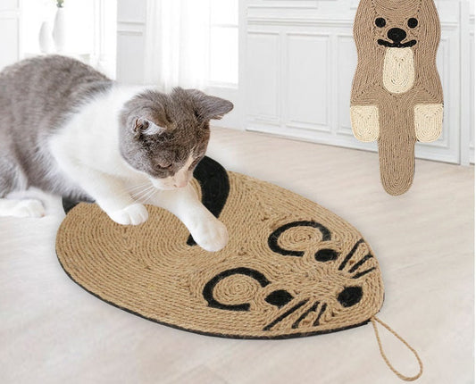 JMT-992010 Sisal Cat Grab Pad - Durable Scratch-Resistant Cat Toy for Active Play