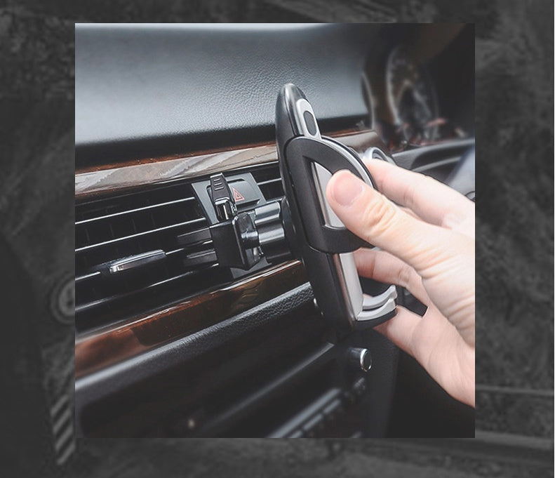 JMT-992202 Car Air Vent Mobile Phone Holder - Adjustable Plastic Mount for Easy Access