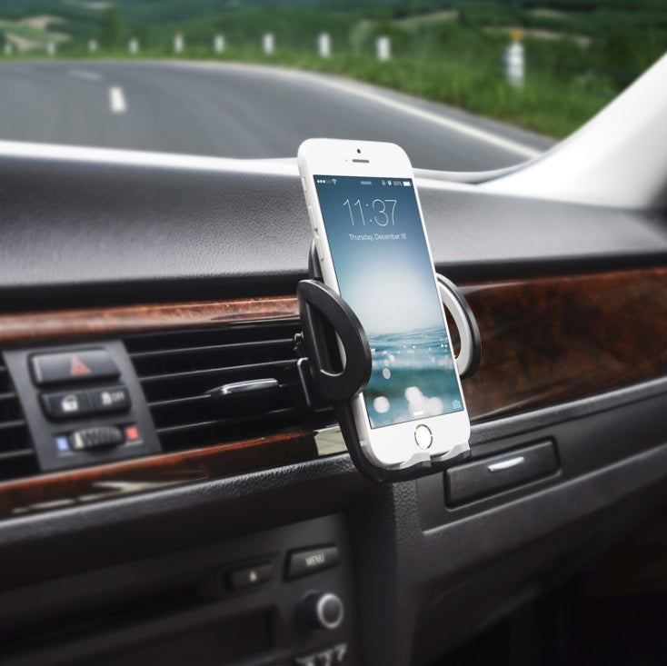 JMT-992202 Car Air Vent Mobile Phone Holder - Adjustable Plastic Mount for Easy Access