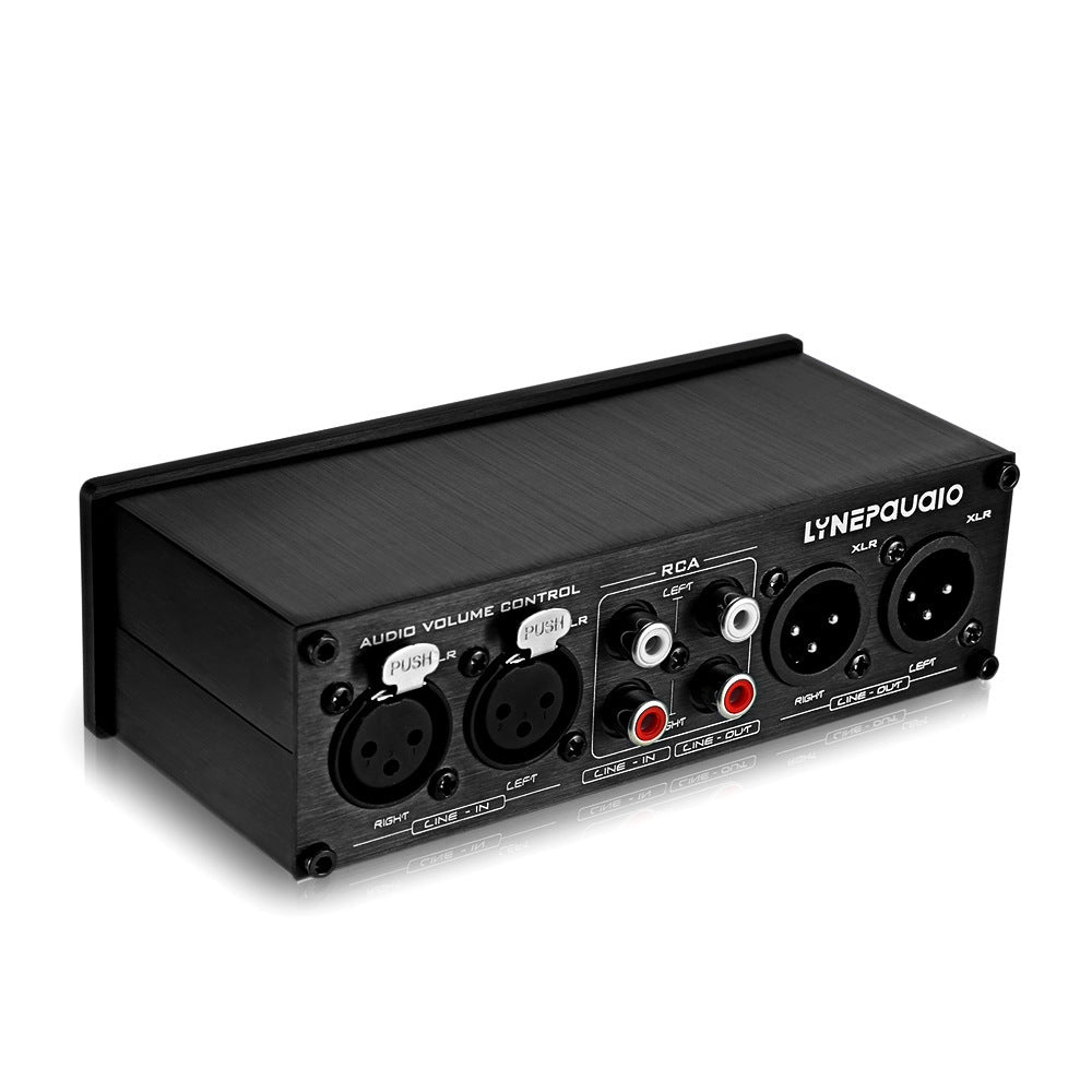 JMT-992202 Dual Channel Volume Controller with RCA and Balanced XLR Connections