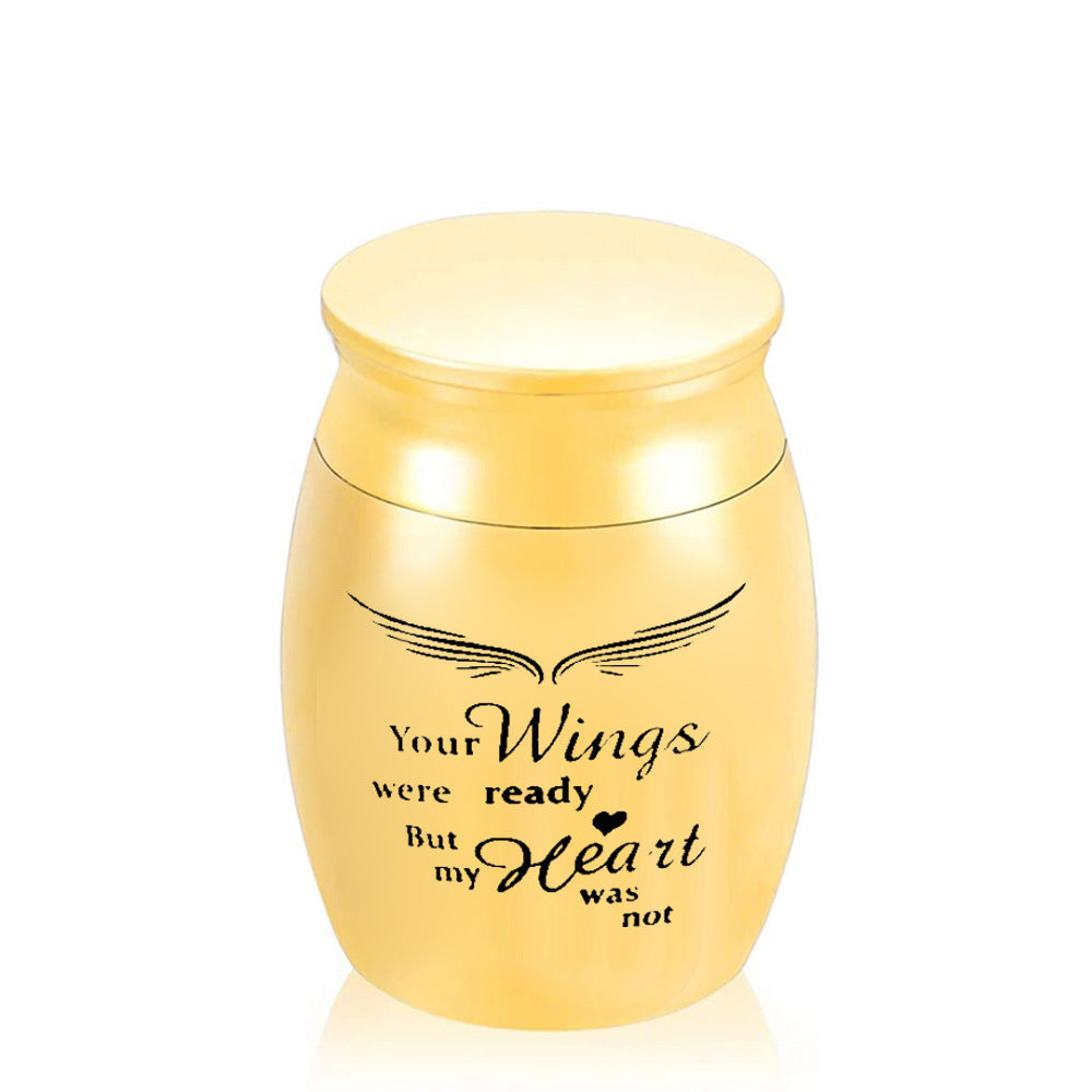 JMT-992202 Personalized Stainless Steel Pet Urn with Precision Design and Durable Finish