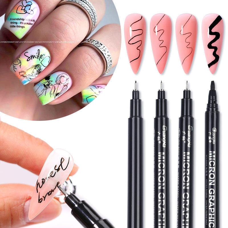 JMT-992458 3D Fluorescent Nail Art Marker Pen for Creative Nail Designs