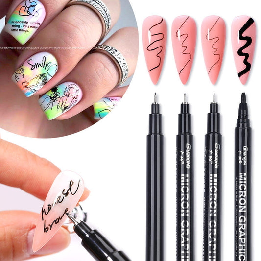 JMT-992458 3D Fluorescent Nail Art Marker Pen for Creative Nail Designs
