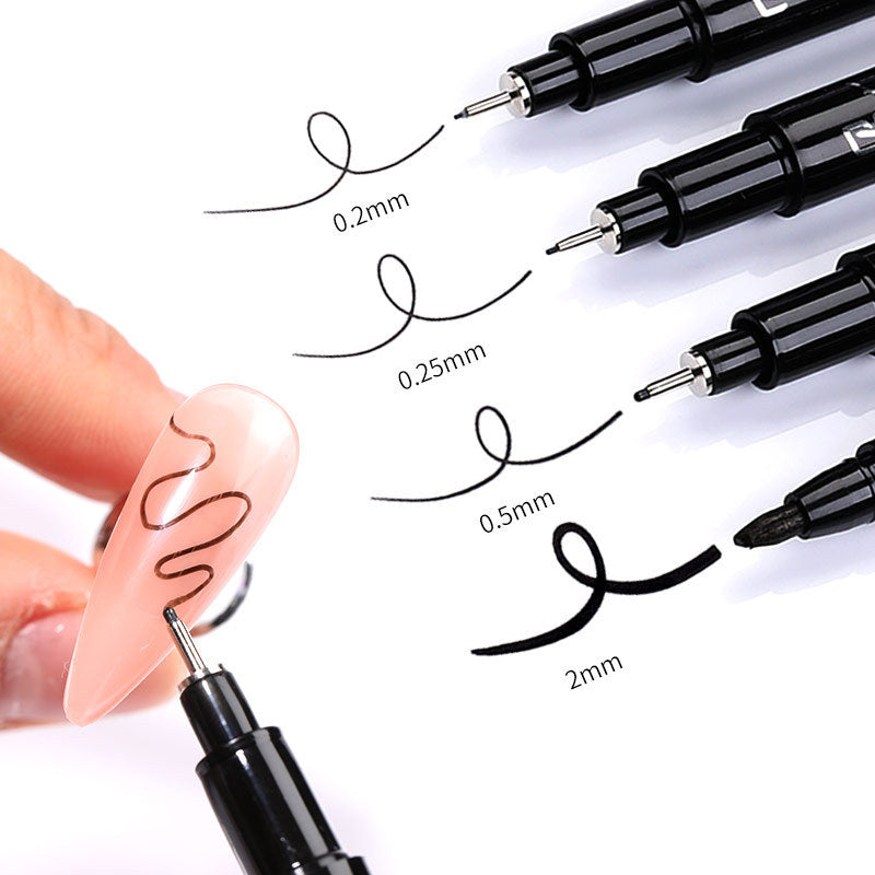 JMT-992458 3D Fluorescent Nail Art Marker Pen for Creative Nail Designs