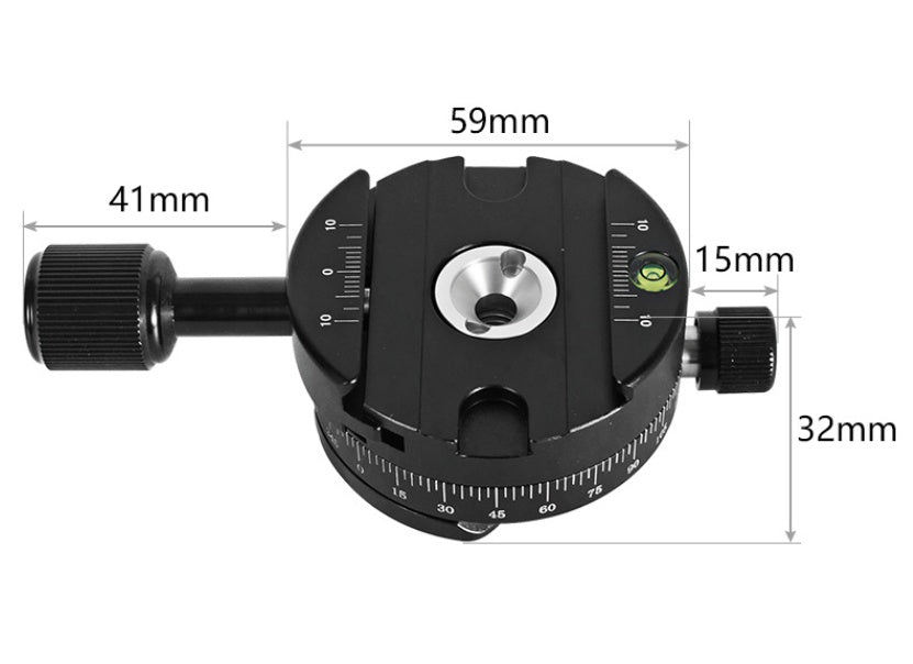 JMT-992522 Aluminum Alloy Quick Release Camera Holder with Fast Switching Clip and Accessories
