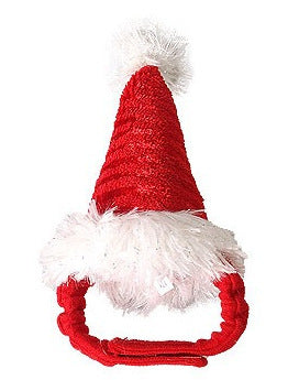 JMT-992650 Flannel Christmas Pet Hat for Small Animals - Adjustable Red Santa Hat, Suitable for Kittens, Puppies, Rabbits, and More