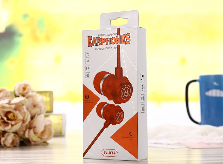 JMT-992842 Wired In-Ear Headphones with Microphone for PC, 3.5mm Plug, 20-2000 Hz Frequency Response
