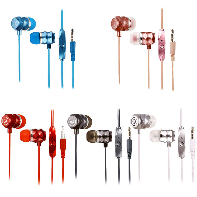JMT-992842 Wired In-Ear Headphones with Microphone for PC, 3.5mm Plug, 20-2000 Hz Frequency Response