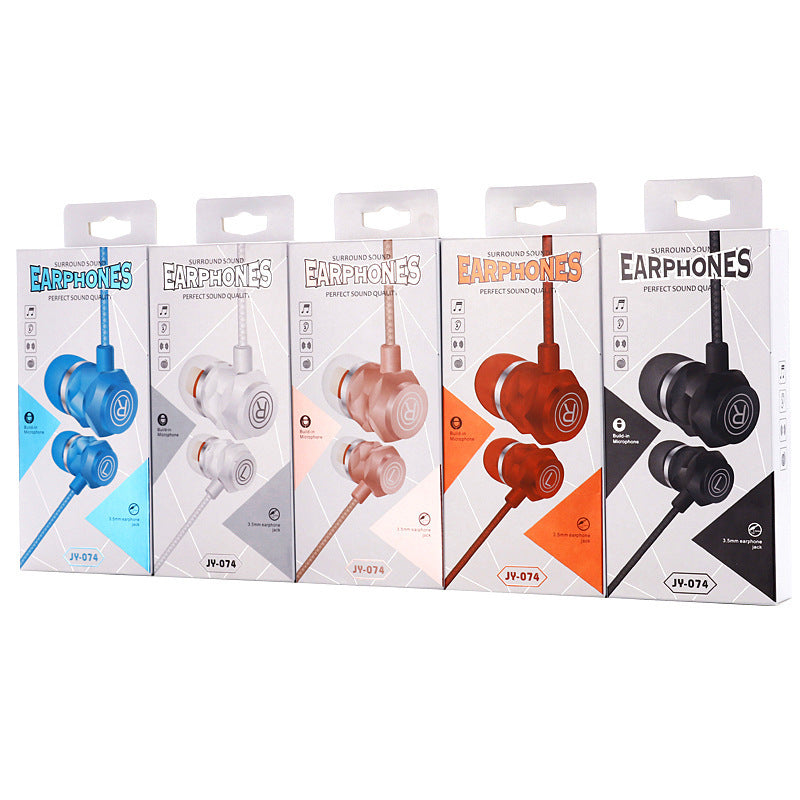 JMT-992842 Wired In-Ear Headphones with Microphone for PC, 3.5mm Plug, 20-2000 Hz Frequency Response