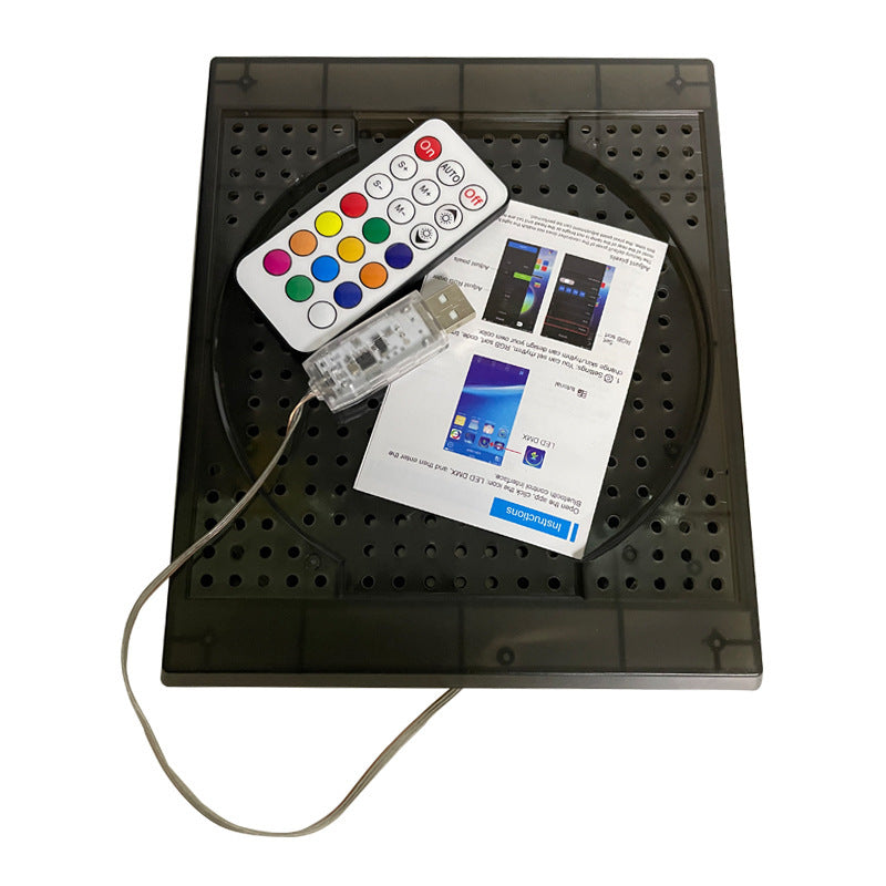 JMT-992970 RGB Cooling Base for Xbox Series X/S with Remote Control and Heat Dissipation Function