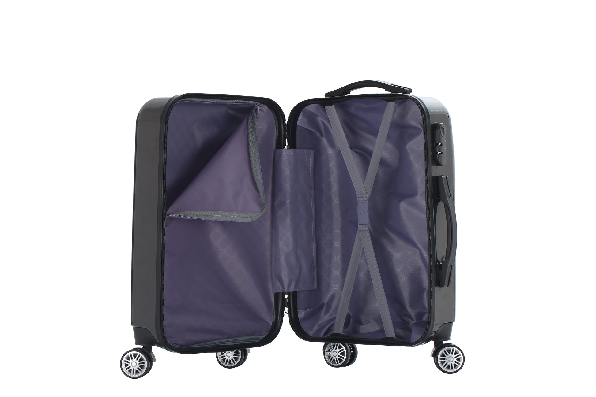 JMT-993226 Compact ABS Hard Case Luggage Set for Travel and Cosmetics, Model XHP147