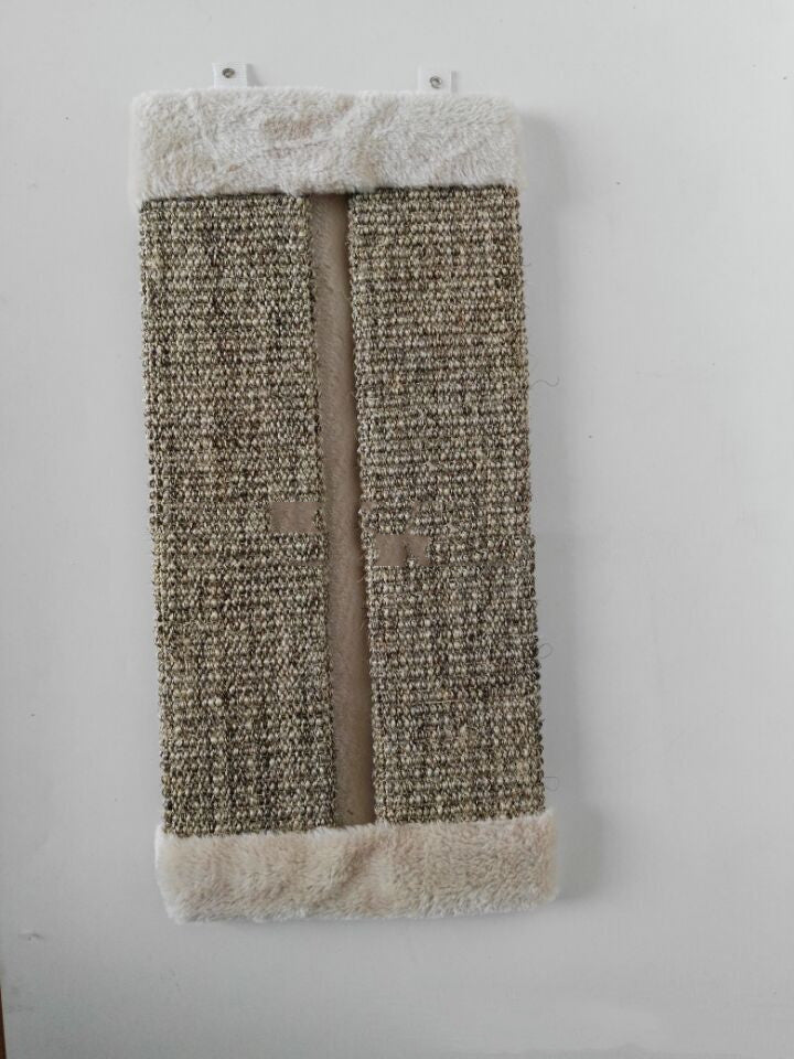 JMT-993354 Cat Flat Scratcher and Wall Board - Beige, Golden, Silver Gray, Black, Plain Gray - 23x49cm