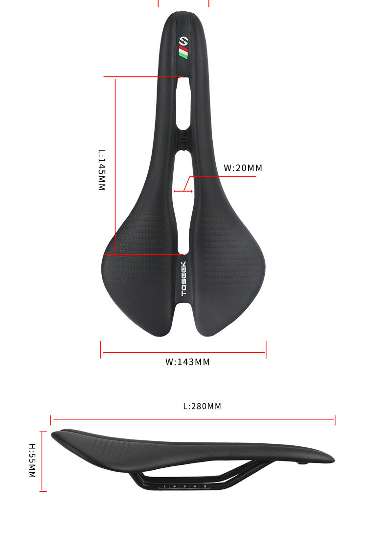 JMT-993546 Comfortable Long-Distance Bicycle Saddle for Mountain and Road Bikes