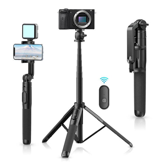 JMT-993866 10M Wireless Selfie Stick Tripod with Bluetooth Remote Control for Smartphones