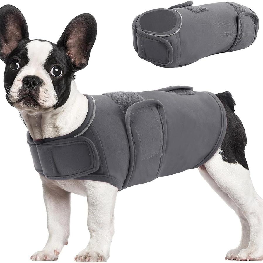 JMT-994250 Dog Anxiety Relief Vest with Shock Protection Features for Puppies and Small to Extra Large Breeds