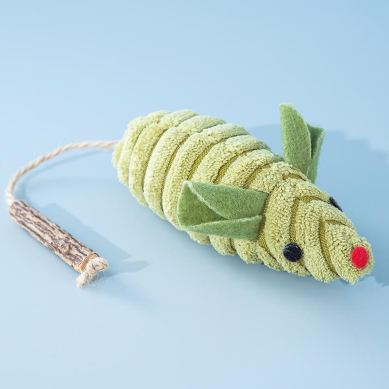 JMT-994314 Cat Interactive Toys with Squeaking Mice, Catnip & Silvervine for Play and Dental Care