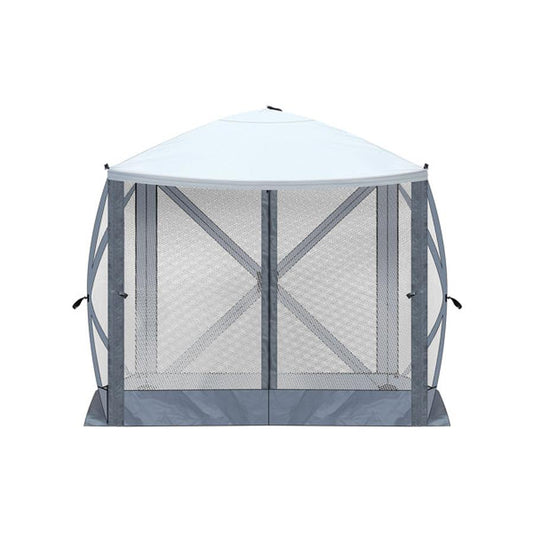 JMT-994378 Light Gray and Dark Gray 6.8x7.2ft Automatic Folding Quadrilateral Tent