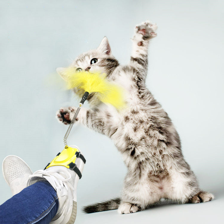JMT-994506 Interactive Self-Healing Cat Toy Tumbler with Teasing Features in Multiple Colors