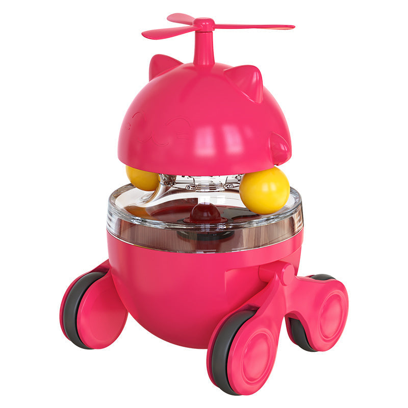 JMT-994506 Interactive Self-Healing Cat Toy Tumbler with Teasing Features in Multiple Colors