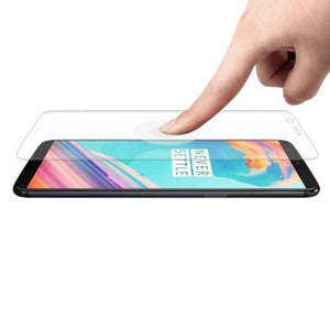 JMT-994506 OnePlus 5T Tempered Glass Protective Film - Anti-Fingerprint, Explosion-Proof, Available in Single or Double Pack