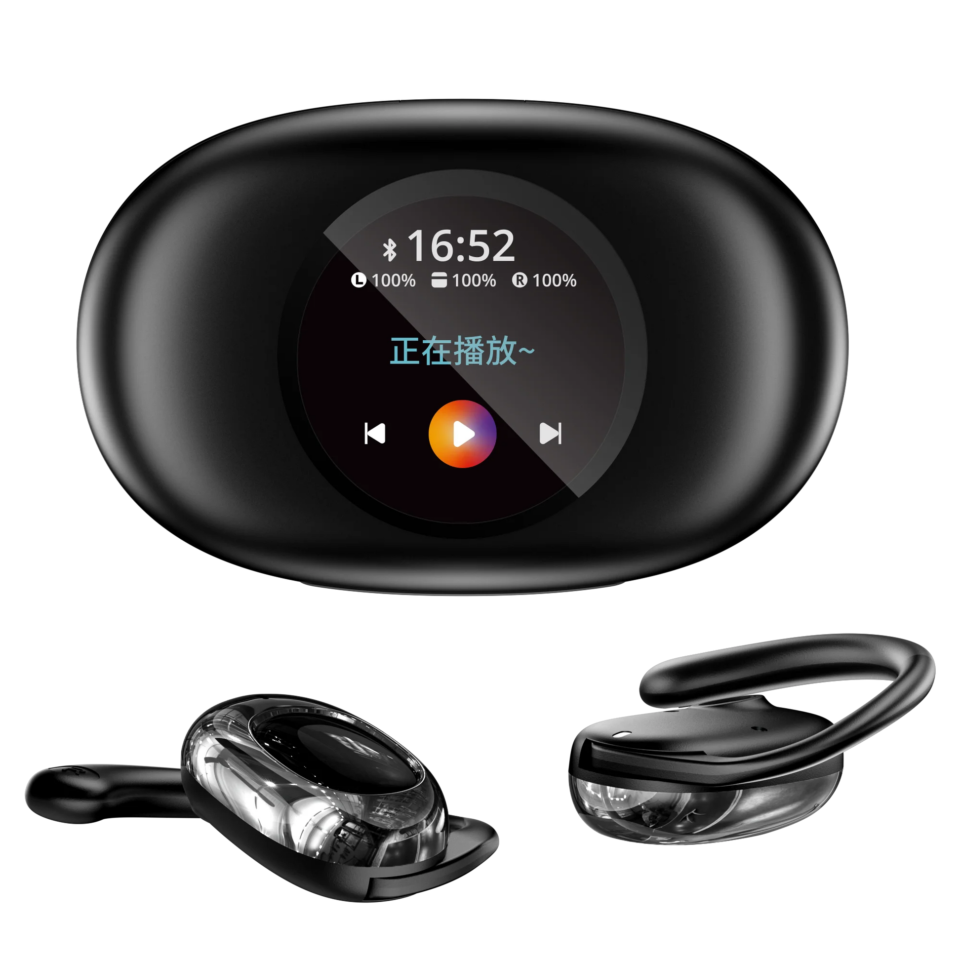 JMT-994506 YX39 In-Ear Sports Headset with Microphone and Noise Cancelling Feature, LED Battery Indicator