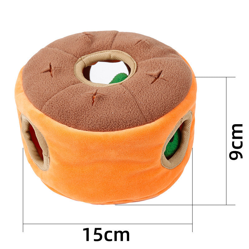 JMT-994634 Durable Suede Chew Toy for Indoor Dog Play