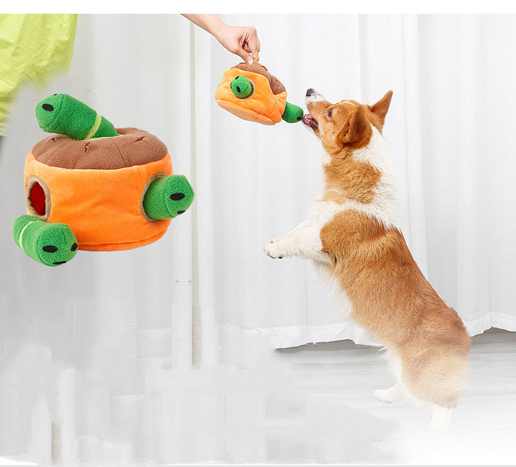 JMT-994634 Durable Suede Chew Toy for Indoor Dog Play