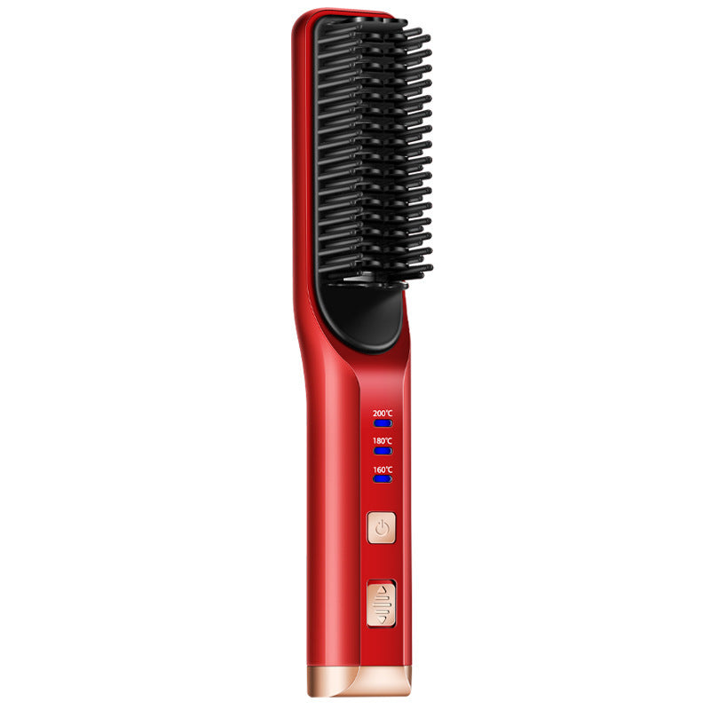 JMT-994634 Rechargeable Multi-Functional Hair Comb with 3 Temperature Settings and Mobile Charging Feature