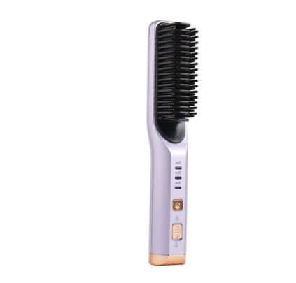JMT-994634 Rechargeable Multi-Functional Hair Comb with 3 Temperature Settings and Mobile Charging Feature