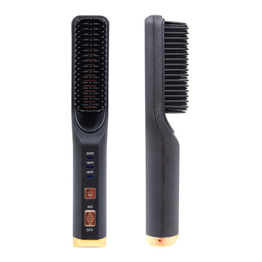 JMT-994634 Rechargeable Multi-Functional Hair Comb with 3 Temperature Settings and Mobile Charging Feature
