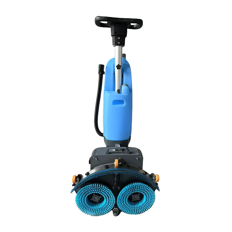 JMT-994954 18-Inch Walk-Behind Floor Scrubber with Lithium Battery and Ergonomic Handle for Tile Cleaning
