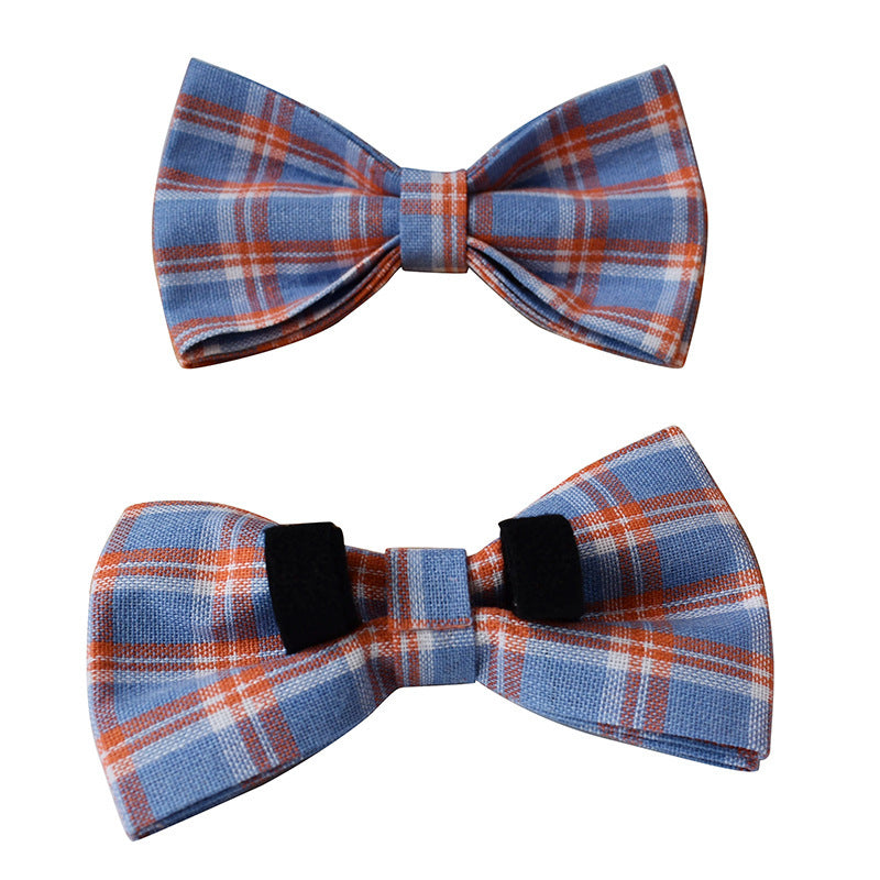 JMT-995146 Orange Mesh Dog Collar with Alloy Buckle and Bow Accent