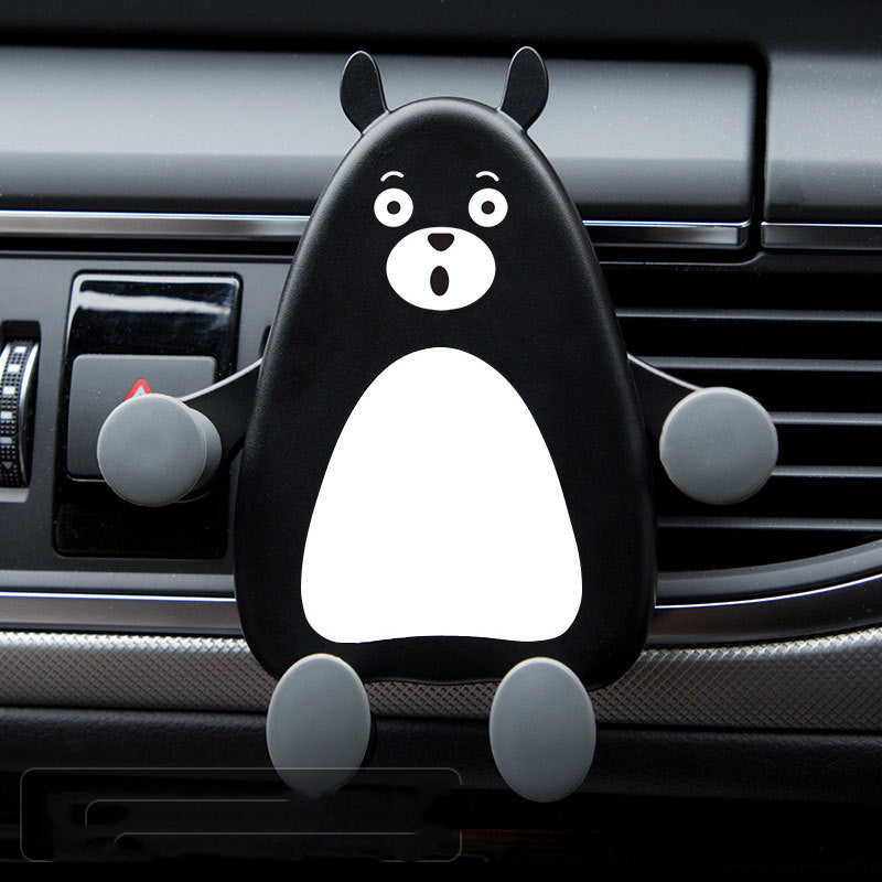 JMT-995338 Creative Cartoon Car Air Outlet Phone Holder - Multifunctional Gravity Support | Various Cute Designs