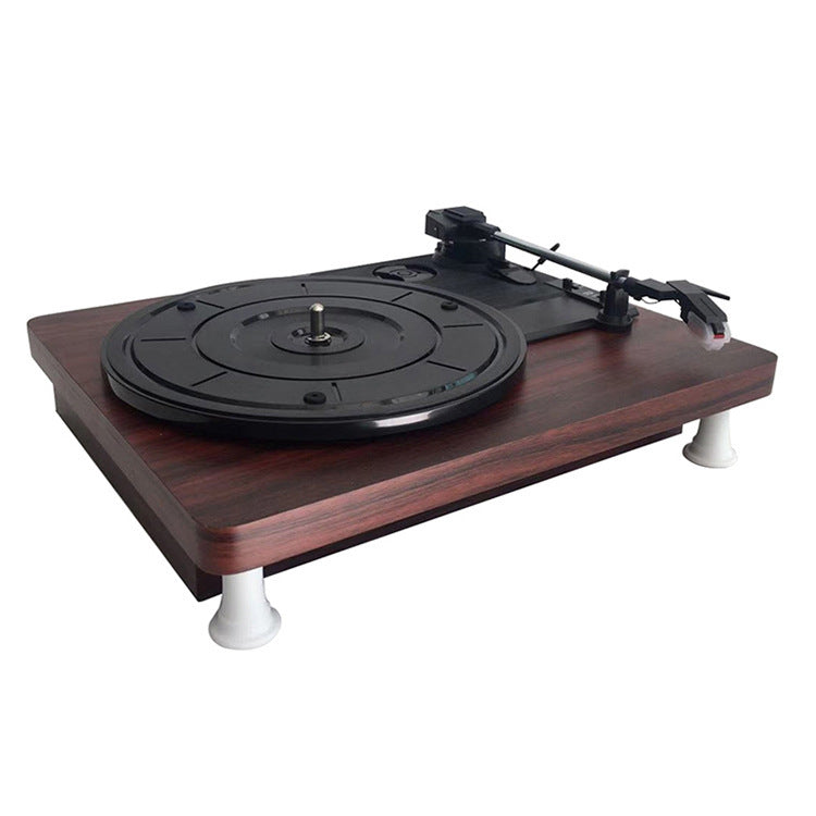 JMT-995658 Stylish Record Player Phonograph with External Amplifier Compatibility