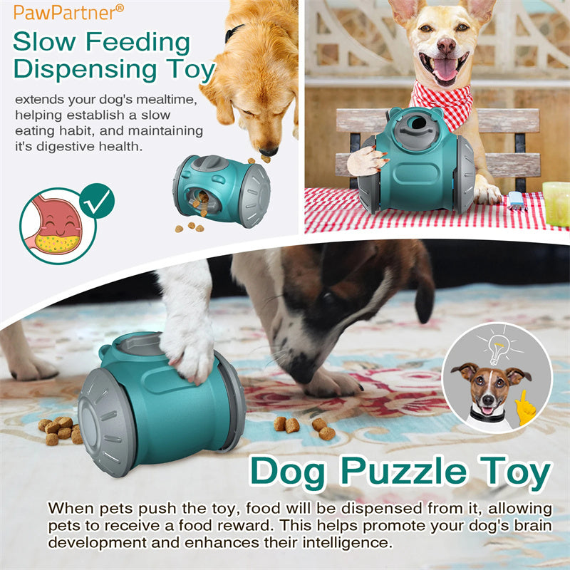 JMT-995786 Interactive Slow Feeder Tumbler Toy for Dogs and Cats - IQ Enhancing Puzzle Design for Active Play and Healthy Eating