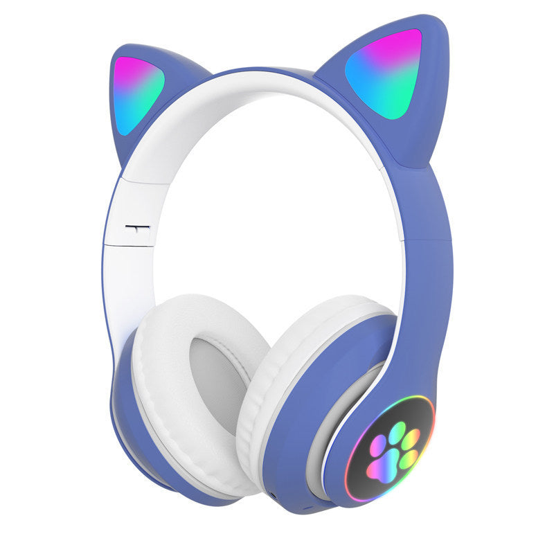 JMT-995978 Cat Ear Luminous Bluetooth Headset with Voice Control and Bilateral Stereo Sound