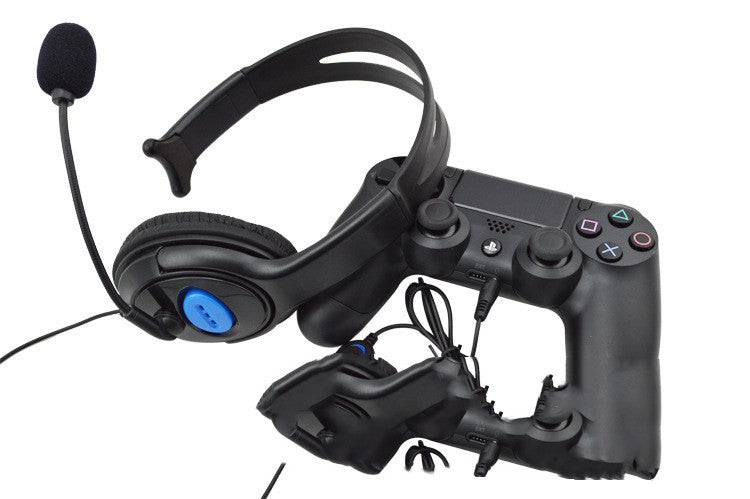 JMT-996298 Wired Headset for PS4 - Over-Ear Gaming Headphones with 3.5mm Connection