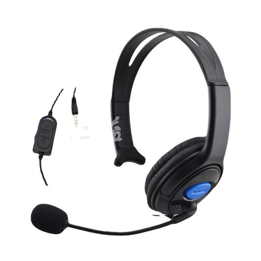 JMT-996298 Wired Headset for PS4 - Over-Ear Gaming Headphones with 3.5mm Connection