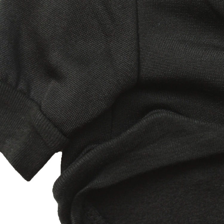 JMT-996554 Hooded Black Skull Fleece T-Shirt for Dogs - Halloween Pet Costume