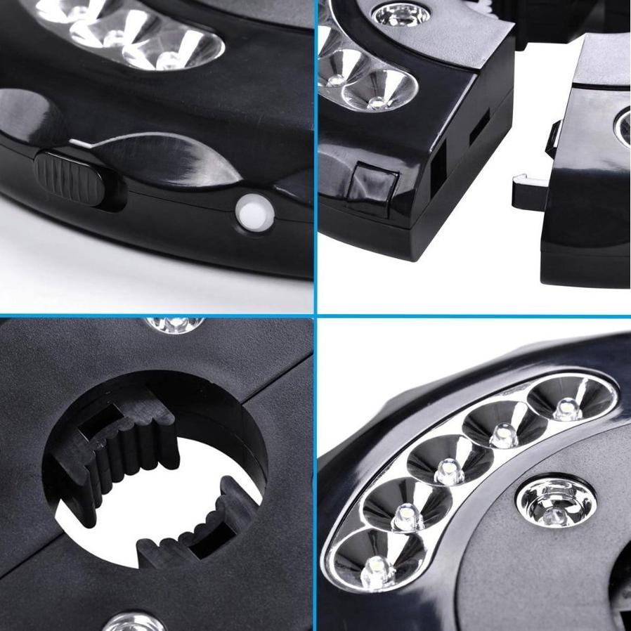 JMT-996682 Multi-Function Detachable Umbrella Light for Camping and Tents