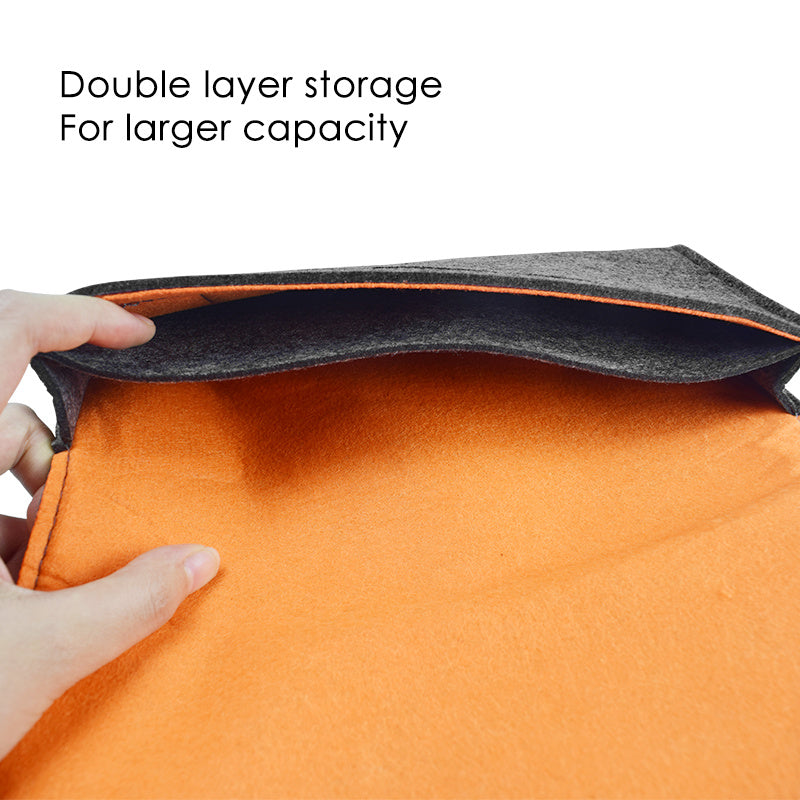 JMT-997258 Nintendo Switch Felt Pouch Bag with Dual Storage and Game Card Slots