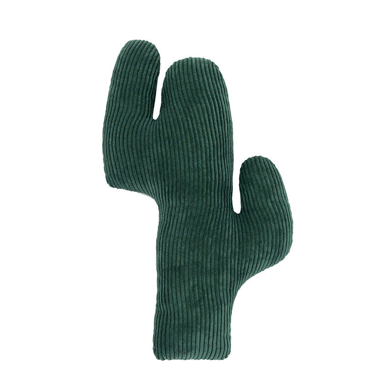 JMT-998090 Durable Corduroy Cactus Cat Toy with Catnip for Enhanced Feline Interaction