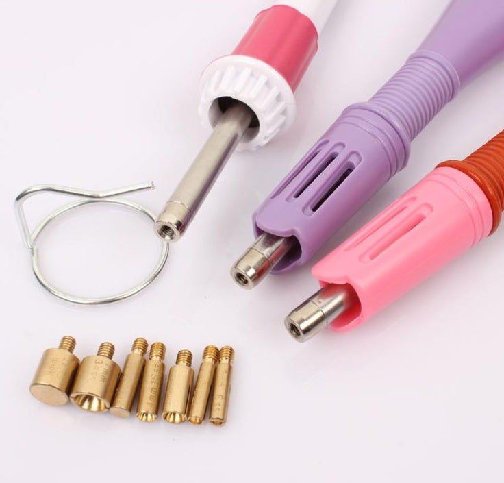 JMT-998090 Hot Drilling Tools DIY Kit - Pink/Purple, 175g with Box Packaging