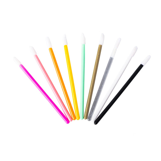 JMT-998218 Disposable Lip Brush with Flocking Head – Ideal for Salon and Home Use
