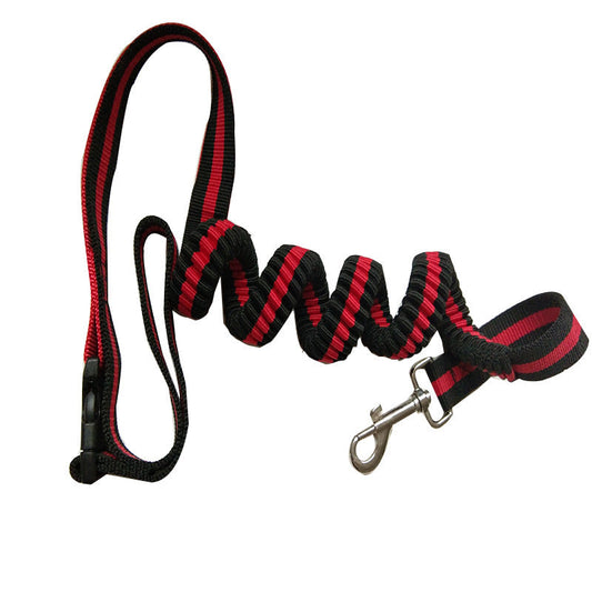 JMT-998282 Elastic Telescopic Dog Traction Leash - Durable Nylon, 130CM Length, Adjustable for All Breeds in Multiple Colors