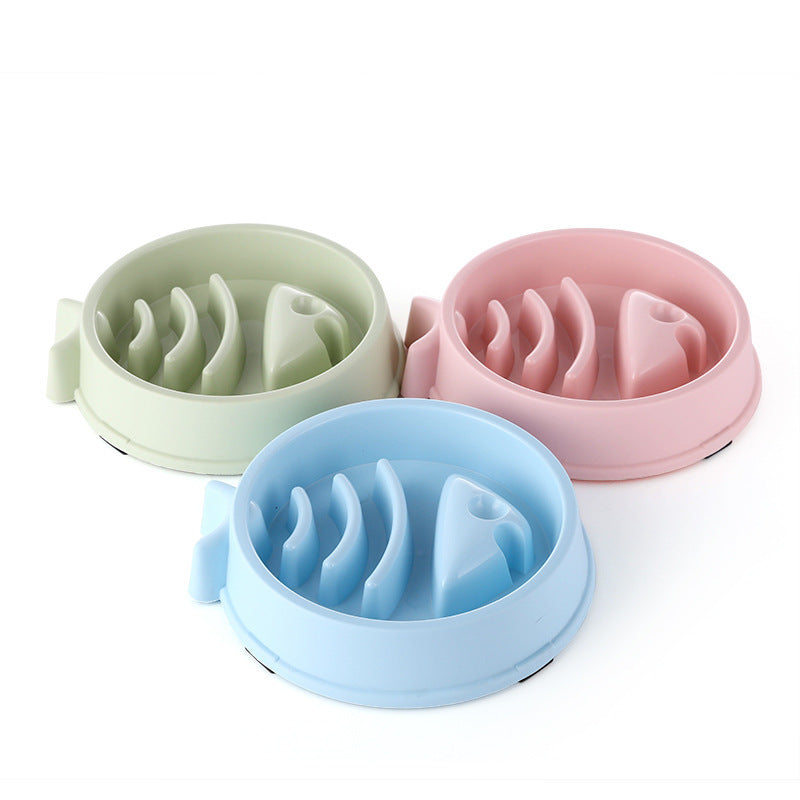 JMT-999114 Eco-Friendly Anti-Skid Slow Feed Dog Bowl for Easy Cleaning and Comfort