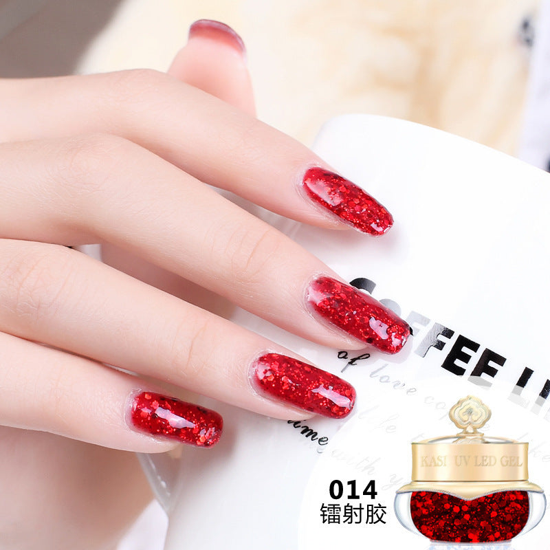 JMT-999242 Light Therapy Removable Adhesive Nail Polish Gel – 1-48 Colors, 10g Tapered Gel Treatment