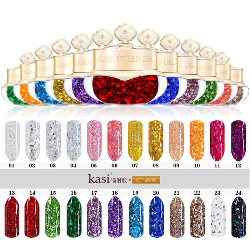 JMT-999242 Light Therapy Removable Adhesive Nail Polish Gel – 1-48 Colors, 10g Tapered Gel Treatment