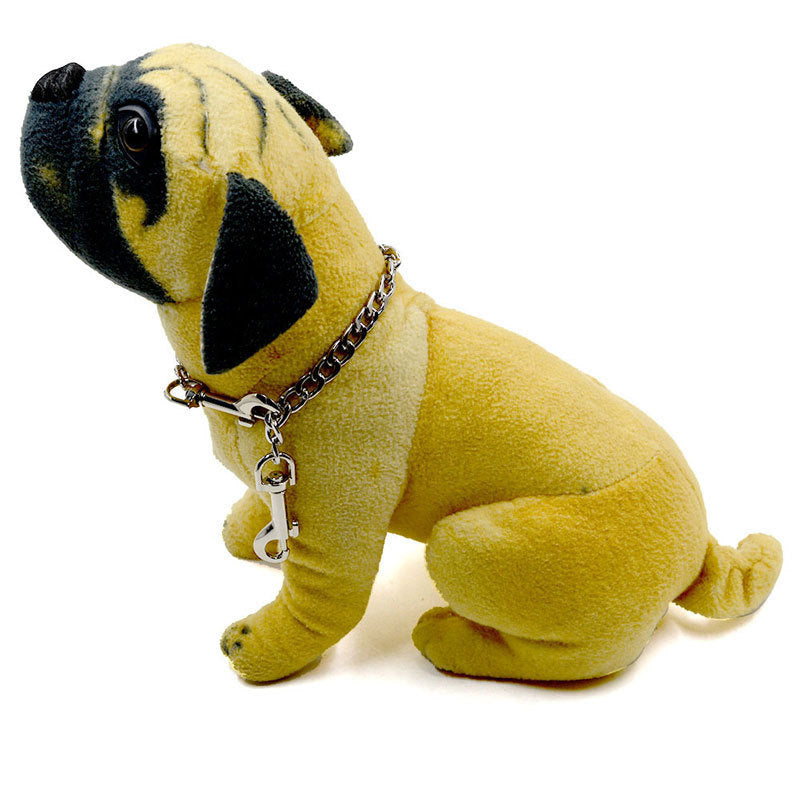 JMT-999434 Chrome-Plated Alloy Dog Collar with Double Traction Leash System