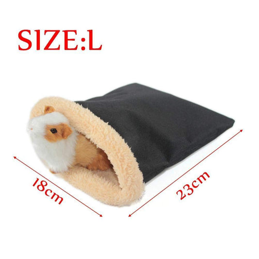 JMT-999562 Cozy Cloth Sleeping Bag for Small Pets - Hedgehog, Squirrel, or Guinea Pig Nest - Available in Two Sizes